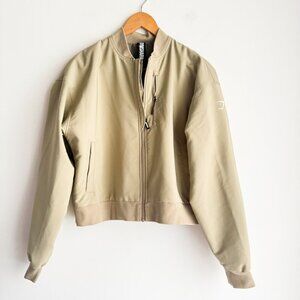 Gymshark Essential Bomber Jacket Light Beige M